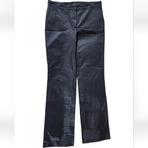 Escada Navy Straight Leg Mid Rise Pants